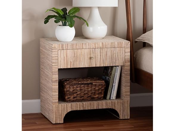 bali & pari Jaques Grasscloth Nightstand