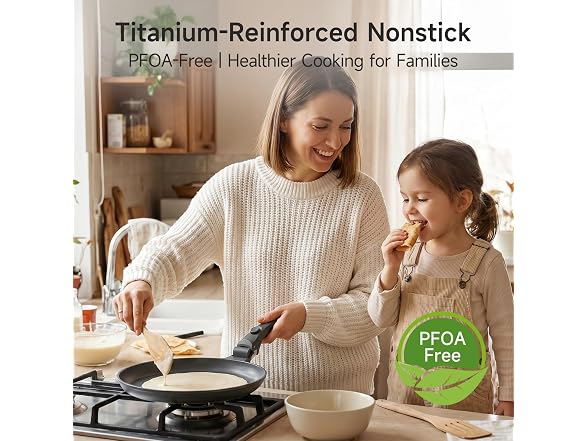 JEETEE 9.5in Nonstick Crepe Pan