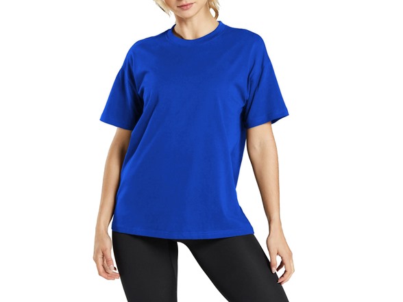 3Pk Womens S/S Loose Fit Crew Tee - Gallery 5