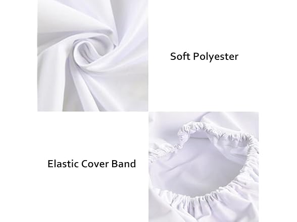 Yeele Solid White Round Backdrop Cover