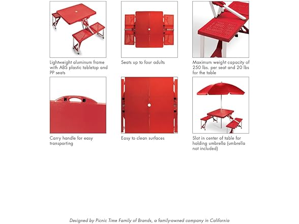 HOUSTON TEXANS Picnic Table