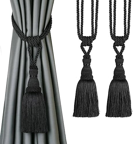 2 Pack Curtain Drapery Tiebacks Tassels