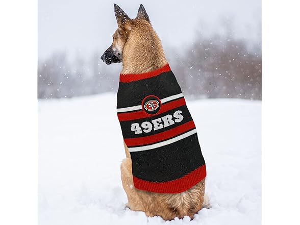 Pets First NFL San Francisco 49ers Dog Sweater
