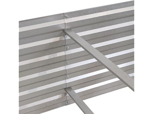 Sunnydaze 71" x 35" Metal Raised Garden Bed