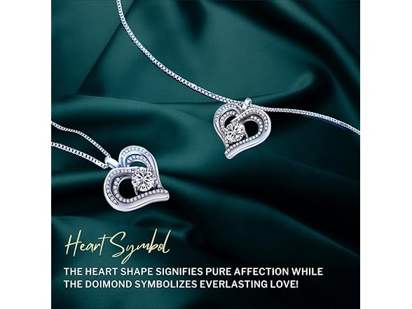 SUHAA 925 Sterling Heart Necklace Women