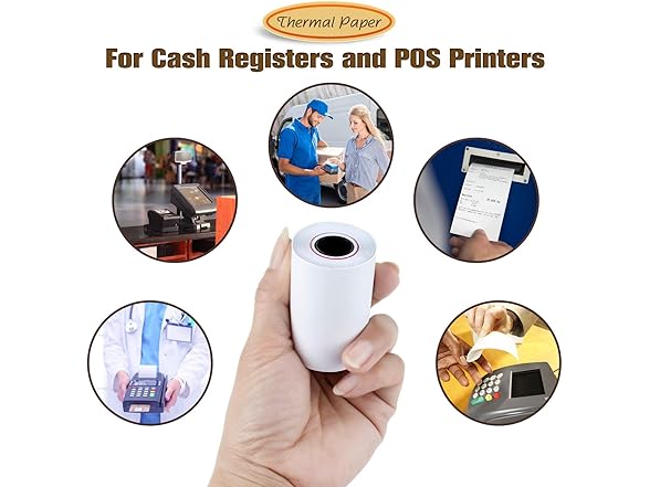 TK Thermal King, (50 Rolls) 2 1/4" 50' f