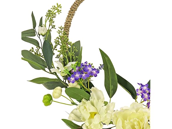 National Tree Company 18" Peony Wreath