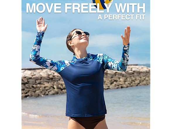 Kanu Surf Women's Rash Top Navy/Blue (XL)