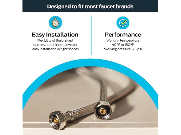 Eastman 24 In Steel-Flex Faucet Connector,