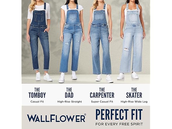 WallFlower Jaylene Overalls (M)