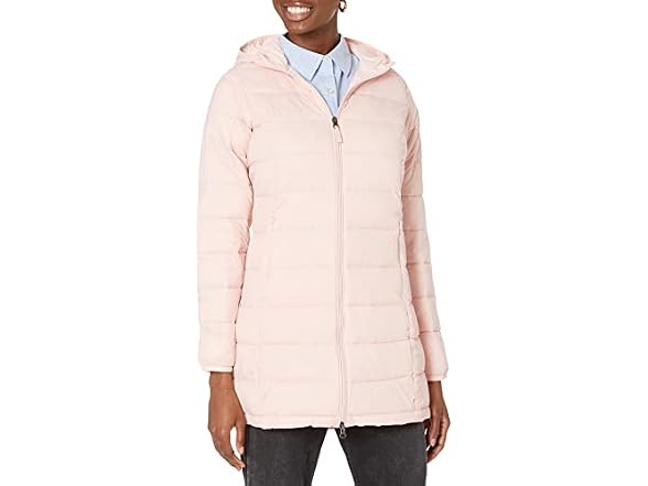 Amazon Essentials Women Lightweight Hooded Coat