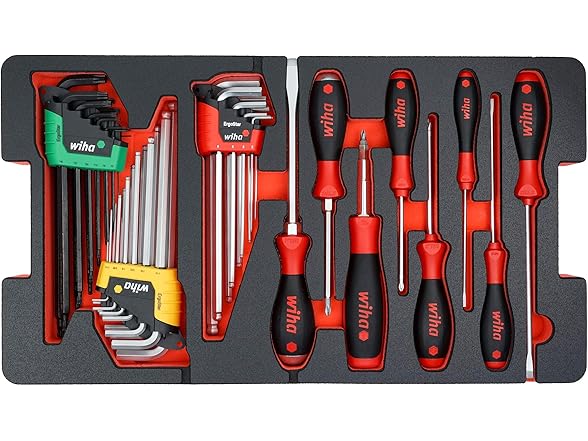 Wiha 92100 194pc Premium Kit In Rolling Tool Box