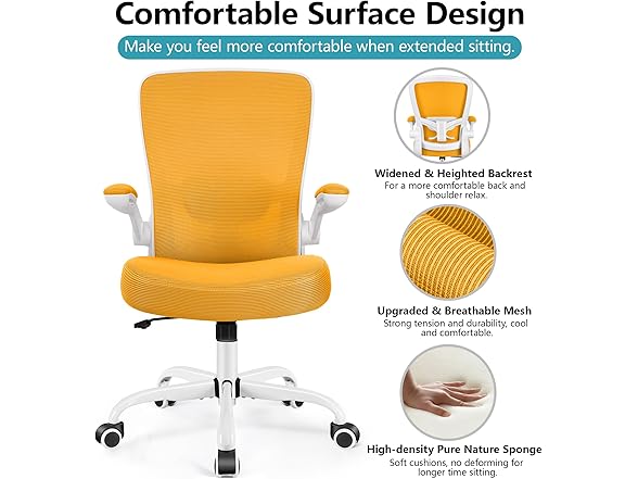 FelixKing Office Chair, Ergonomic Desk Chair Breathable Mesh Adjustable High Back (Open Box)