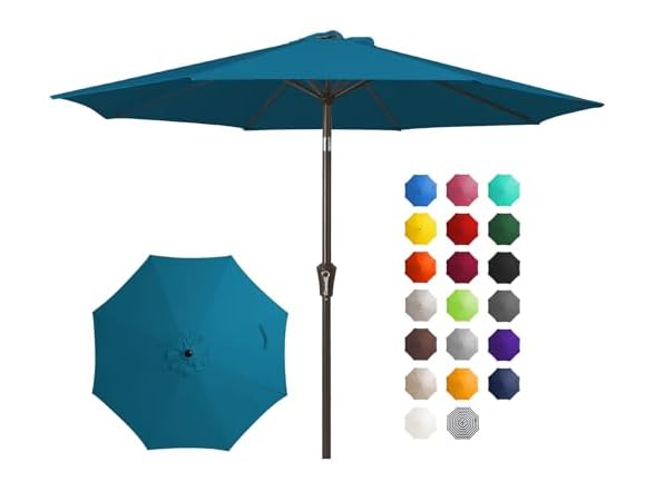 JEAREY 10FT Patio Market Umbrella