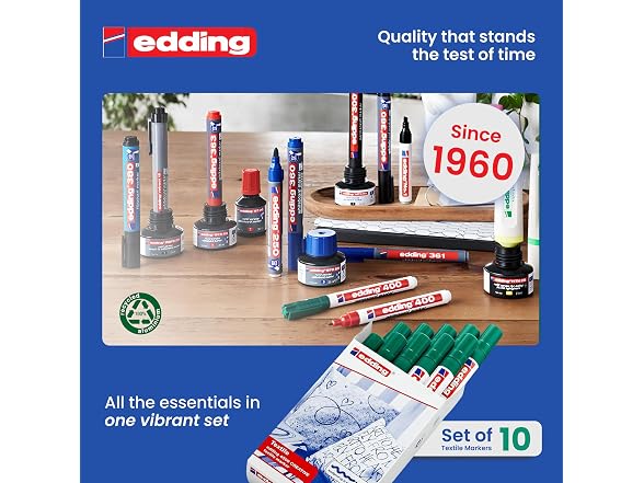 edding CR Textile Marker - Green