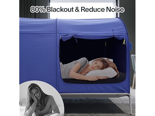 LEEDOR Bed Tent Dream Canopy Shelter Pop Up Full