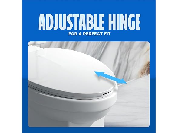 HIGHCRAFT Premium Elongated Toilet Seat
