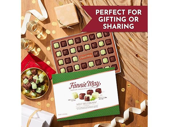 Fannie May Milk Choc Mint Meltaways 11.5