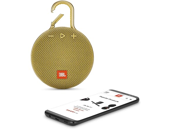  JBLCLIP3YEL CLIP3 Portable Bluetooth