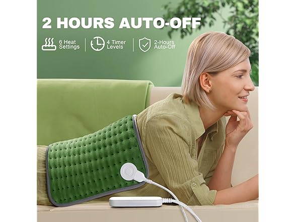 MIKRALE Heating Pad for Back and Neck