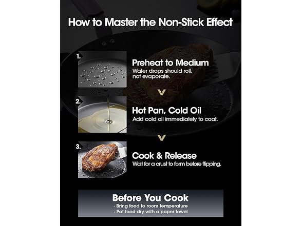 stackbear 10" & 12" Carbon Steel Pan Set