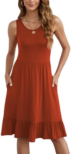 Women's Round Neck Summer Sundress