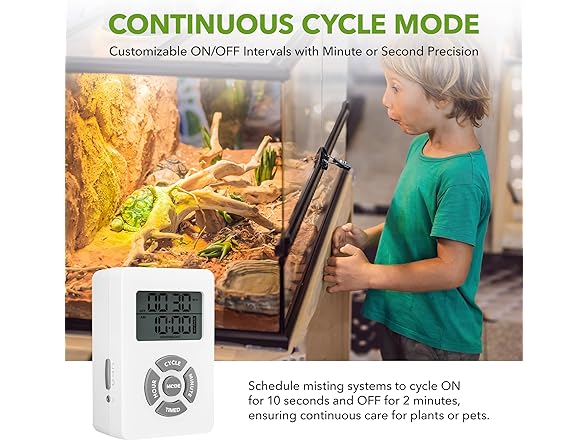 BN-LINK Digital Outlet Timer with Interval Repeat Cycle Indoor