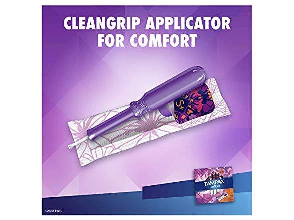 Tampax Radiant Plastic Tampons