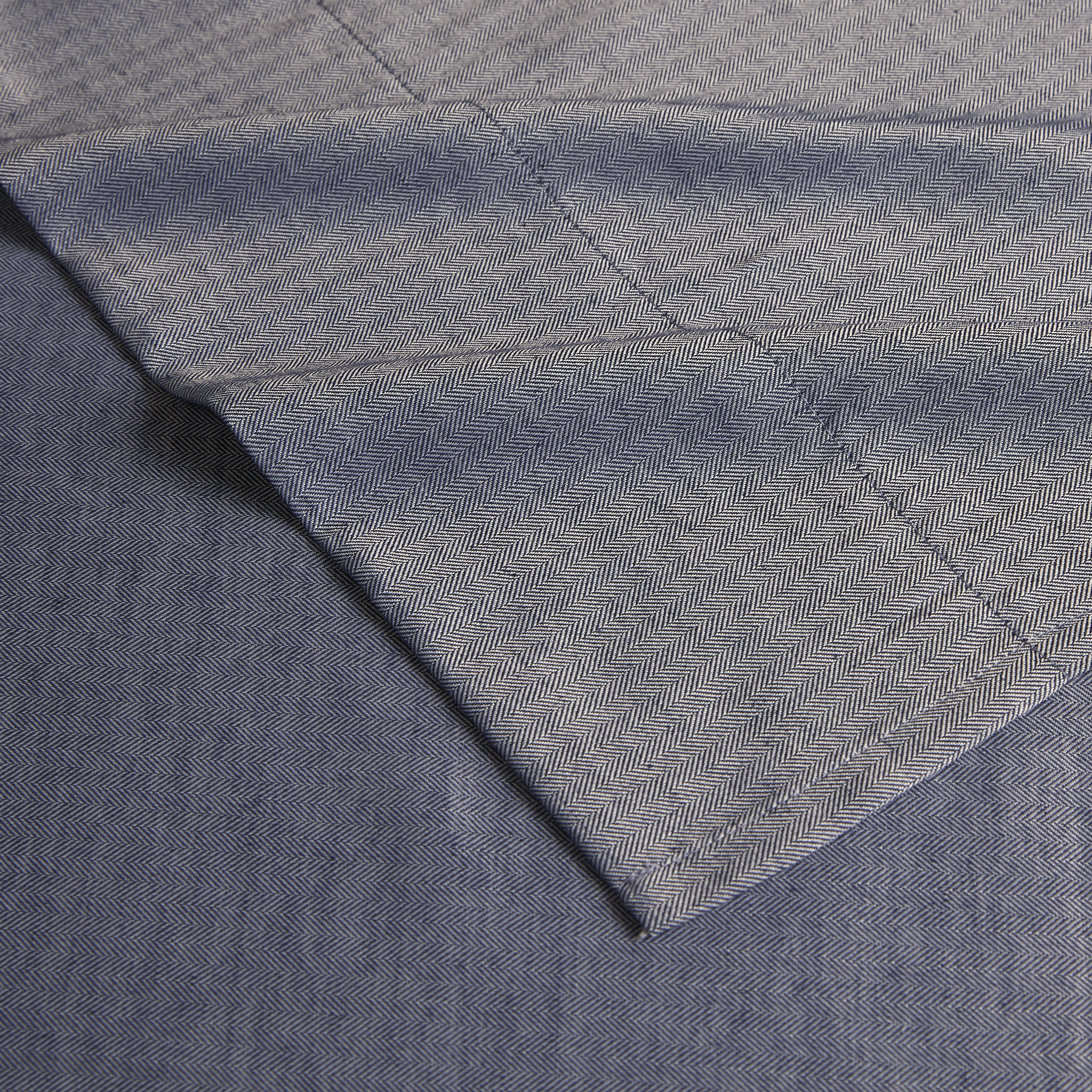 Herringbone Twill 4 Piece Cotton Rich Sheet Set - Gallery 17