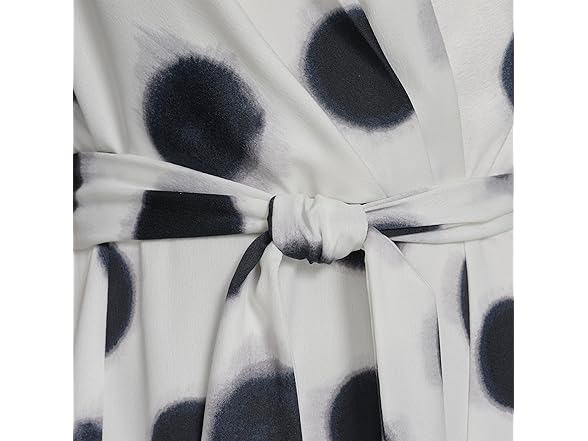 Halston Women's Surplice V-Neck Midi Dress