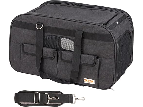 VEVOR Cat Carrier with Wheels