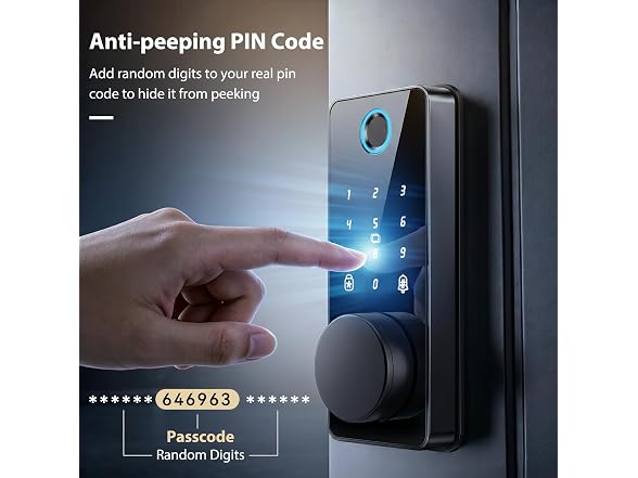 Keyless Entry Door Lock, Biquole Smart Lock with App