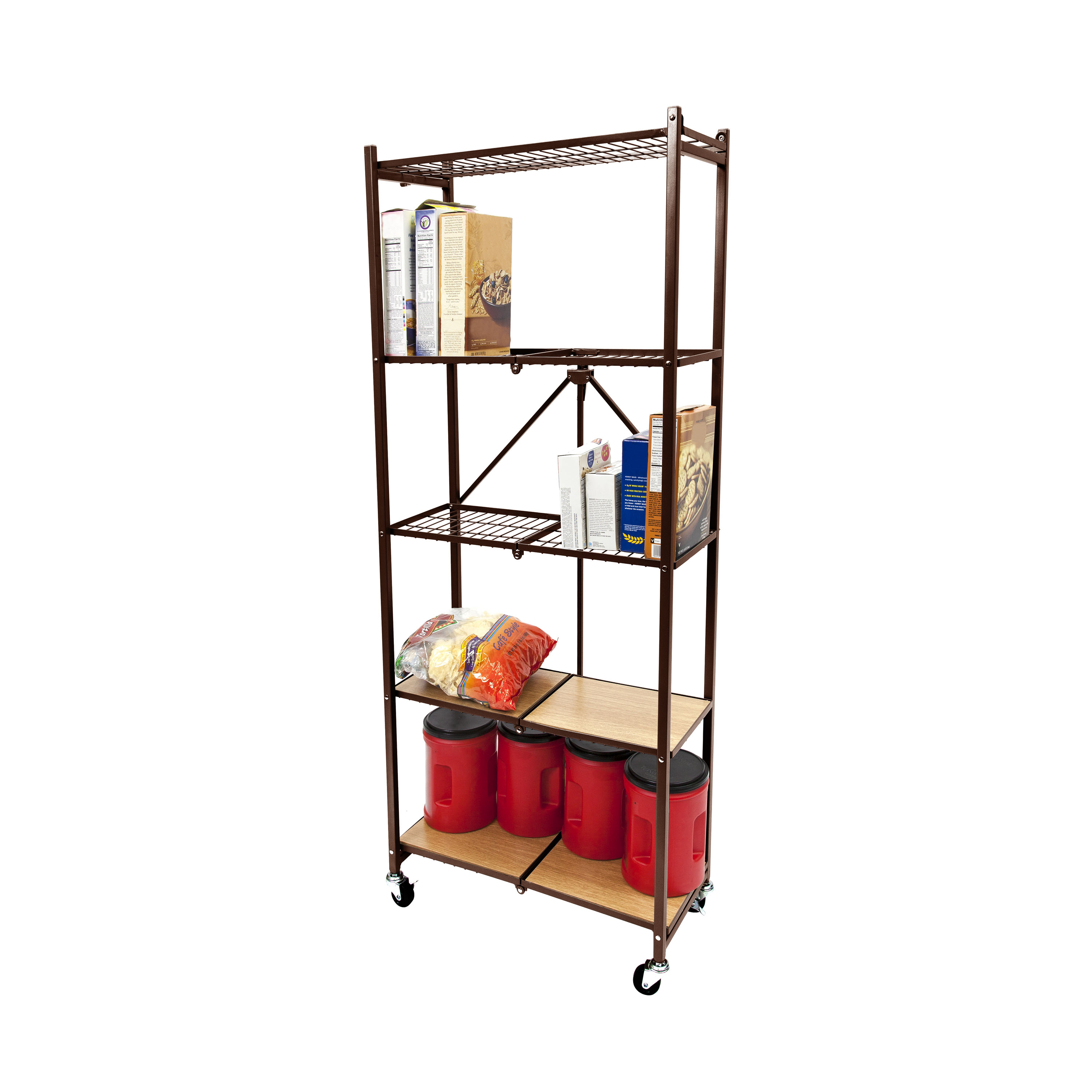 Origami 5-Tier Collapsible Storage Rack - Gallery 15