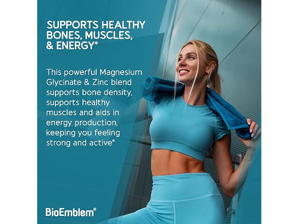 BioEmblem Magnesium Glycinate & Zinc - Gallery 4