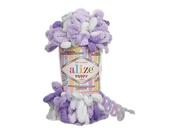Alize Puffy Color Yarn Baby Blanket Yarn