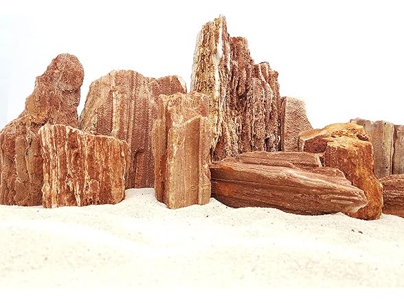 Lifegard Red Wood Petrified Aquarium Stone Mix