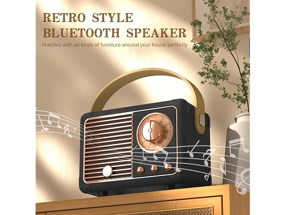 2BOOM Mini Bluetooth Retro Speaker