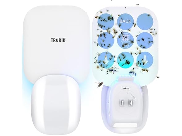TruRid Indoor Plug-in Fly Trap Reusable