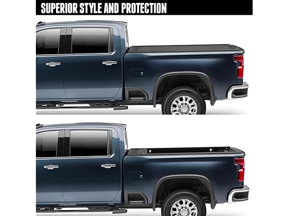 Truck Bed Tonneau Cover Fits 2007 - 2021 Toyota Tundra