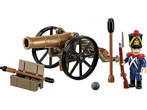 COBI Napoleonic Wars French Artilleryman & Cannon Building Set