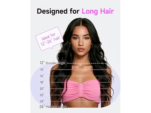 Rotating Curling Iron with 3 Temp