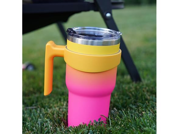 Konokyo 40 oz Tumbler with Handle Sakura
