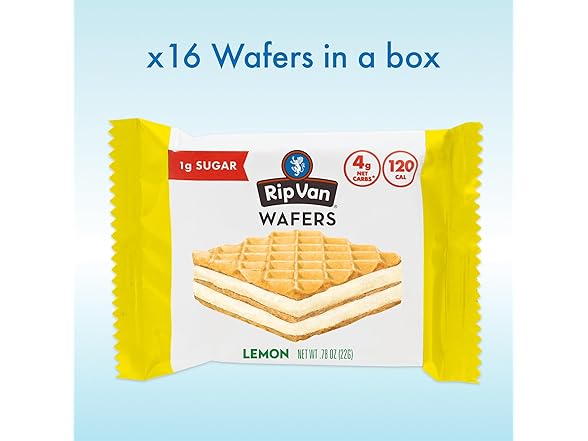 (32ct) Rip Van Lemon Wafer Cookies
