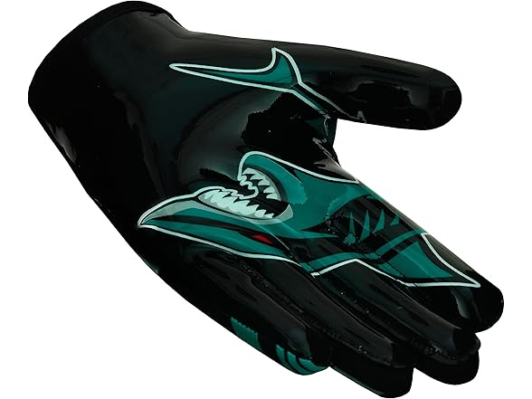SHARKOX Non-Slip Tacky Football Gloves