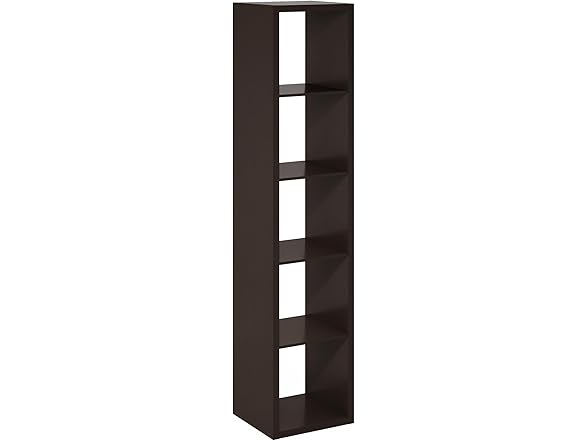 Furinno CUBICLE Book Shelf, 5-Cube Vertical