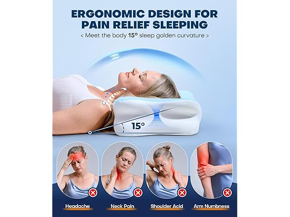 Latree Cervical Pillow for Neck Support