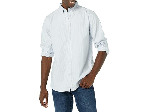 Powder Blue Vertical Stripe