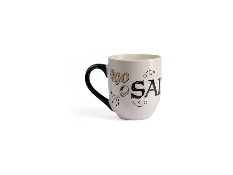 The Memory Company Officially Licensed NFL 18oz Ceramic Cheer Mug, Premium Team Logo Coffee Cup, Perfect Game Day Drinkware