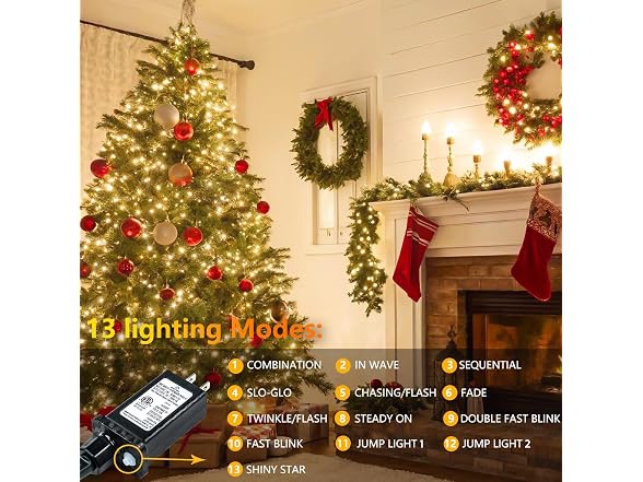 200 LED Connectable String Lights