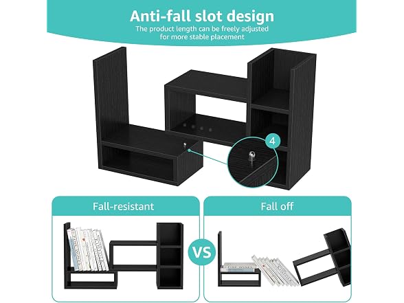 NUTIKAS Desktop Shelf Organizer Office